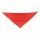 Dreieckige Fahne / XL Wimpel (rot)