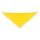 Dreieckige Fahne / XL Wimpel (gelb)