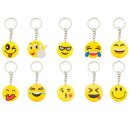 Emoji Schlüsselanhänger (10er Pack)