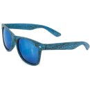 Sonnenbrille Holzfarbe "Ransom" (blau)