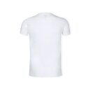 Erwachsene Weiß T-Shirt Iconic V-Neck