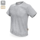 T-Shirt aus recycelter Baumwolle grau
