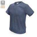 T-Shirt aus recycelter Baumwolle navy