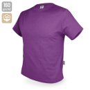 Baumwoll T-Shirt "Basic" lila XXXL