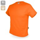 Baumwoll T-Shirt "Basic" orange XXXL