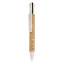 Kugelschreiber 4in1 aus Kork & Weizenstroh